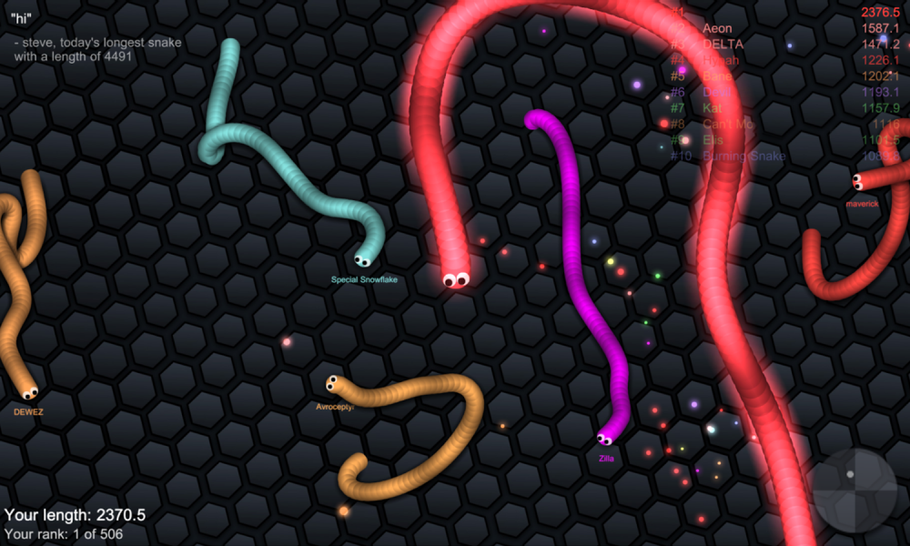  Slither.io для Android Аркады  - slither.io-1.1.2-3