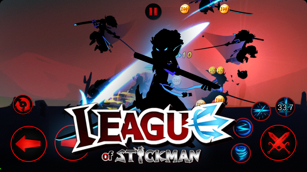  League of Stickman Free - Shadow для Android Экшны, шутеры  - league-of-stickman-free-3.1.1-5