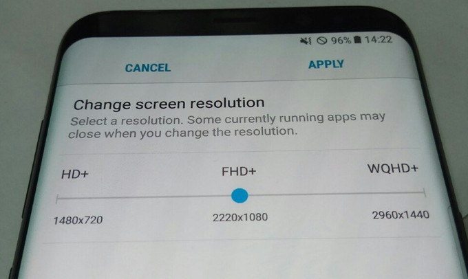  У Galaxy S8 три нестандартных режима разрешения экрана Samsung  - 4beb2ab9a3c0af6d450169c6ce545d45