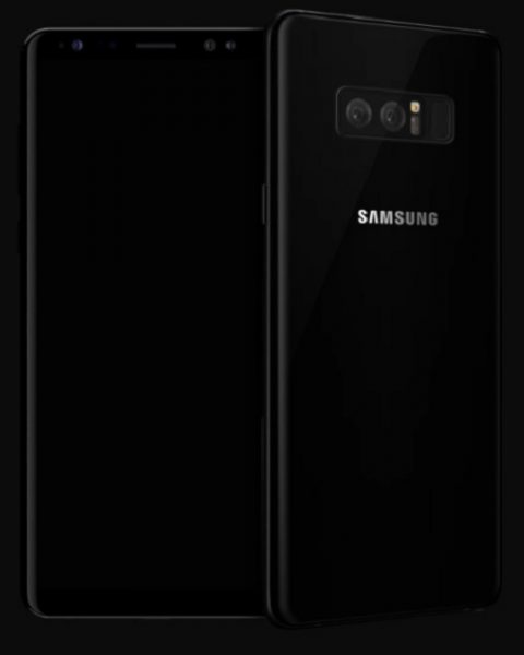  Утечка дизайна Samsung Galaxy Note 8 от известного бренда Dbrand Samsung  - galaxy_note_8_render_dbrand