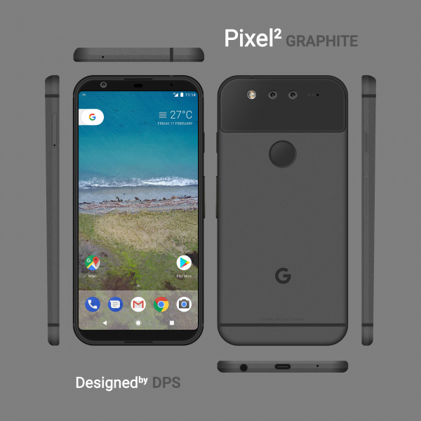  Google Pixel 2 станет первым гаджетом на новеньком Snapdragon 836 Другие устройства  - pixel2-full-graphite