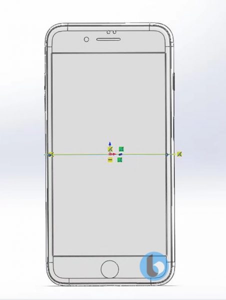  Чертежи финального дизайна смартфонов iPhone 7S и 7S Plus Apple  - iphone_7s_cad_04