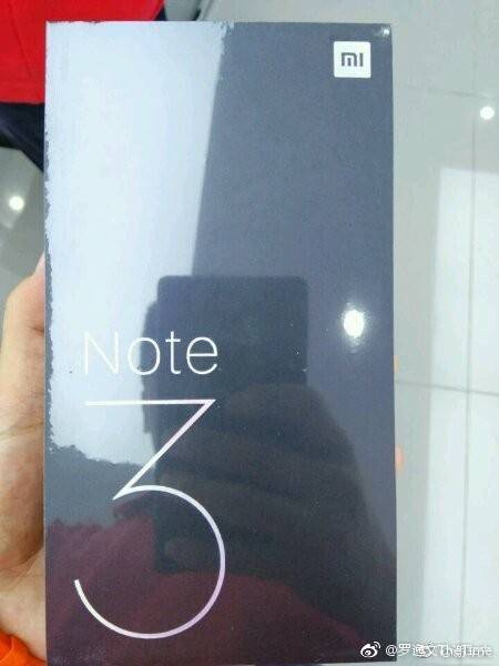  Упаковка Xiaomi Mi Note 3 подтверждает наличие Snapdragon 660 Xiaomi  - mi_note_3_box_01