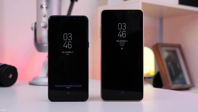  Сравнение безрамочных Galaxy A8 и A8+ в новом видео Samsung  - a8.-750-3