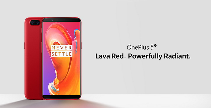  Красный OnePlus 5T начнет продаваться в Европе и США Другие устройства  - oneplus_5t_lava_red
