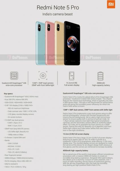  Xiaomi Redmi Note 5 и 5 Pro: Свежие рендеры и характеристики Xiaomi  - redmi_note_5_poster_04