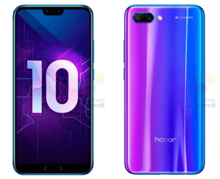  Мощный Huawei Honor 10 раскрыл своё лицо Huawei  - hh1