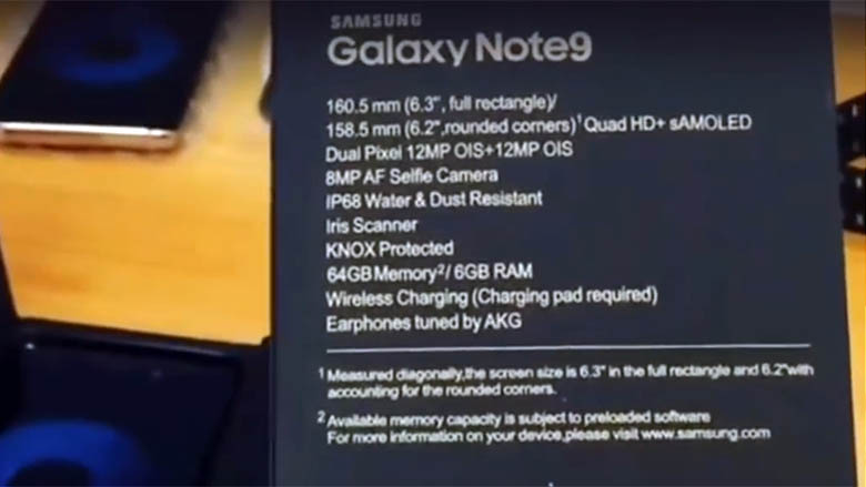  Samsung Galaxy Note 9 уже распаковали. Как так вышло ? Samsung  - Note-9-unboxed