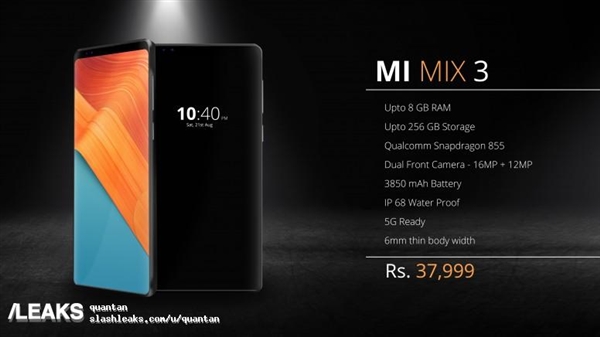  Характеристики Xiaomi Mi Mix 3: флагман без подбородка Xiaomi  - s_a974d8ab75da4800bd4e09a10103f814