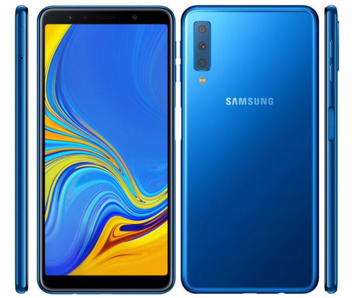  Анонс Samsung Galaxy A7 (2018): гаджет среднего класса с тройной камерой Samsung  - Samsung-Galaxy-A7-2018-696x589
