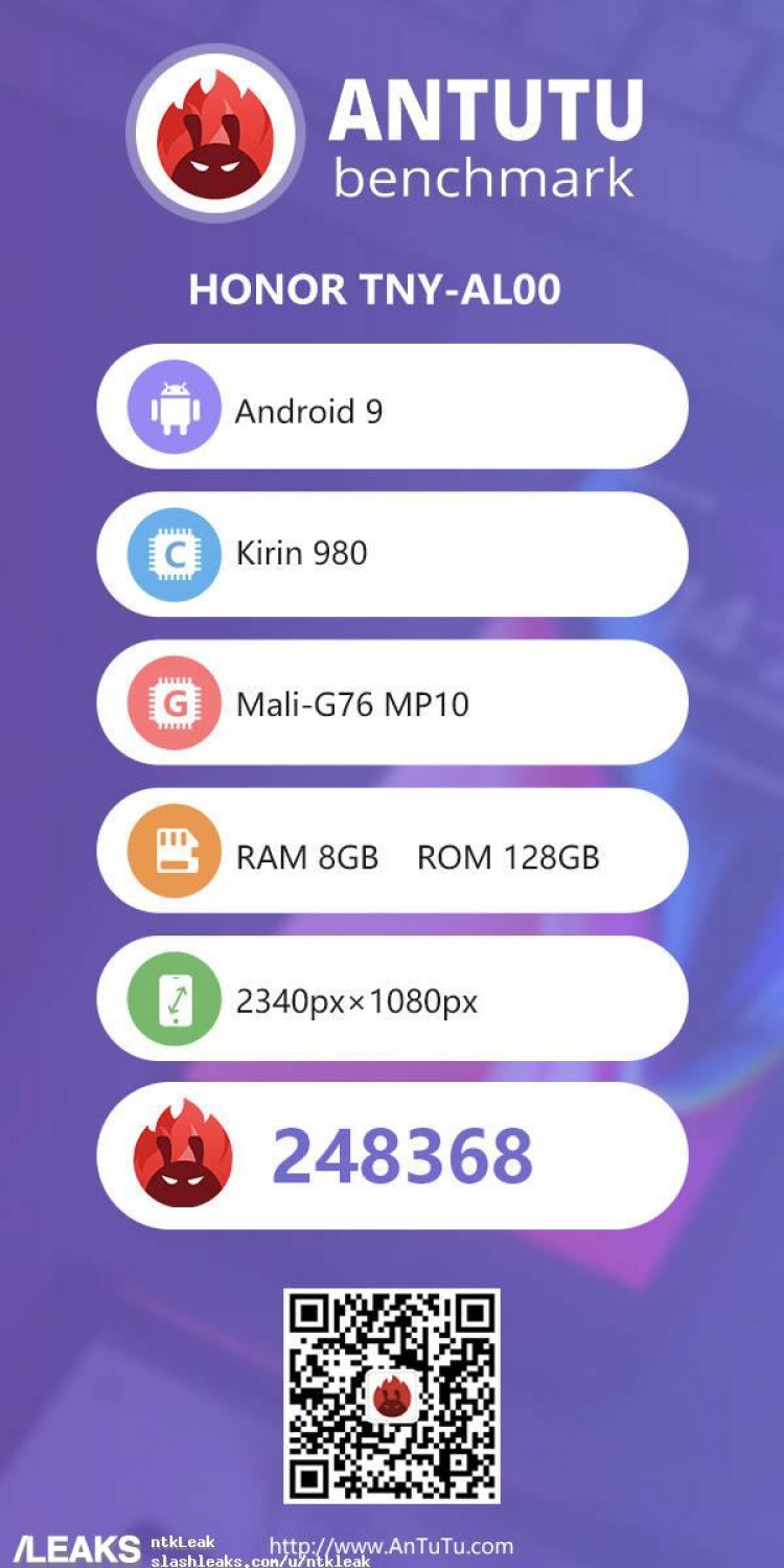  Honor Magic 2 прошел тесты AnTuTu и Geekbench Huawei  - 6876rpr