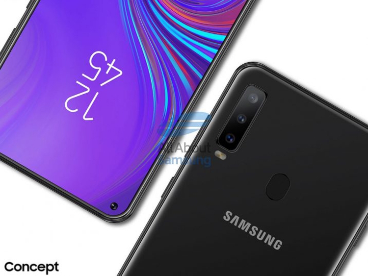  Рассекречен Samsung Galaxy A8s: тройная камера и экран Infinity-O Samsung  - galaxy1