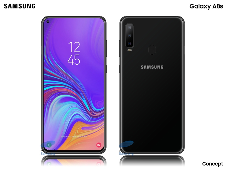  Рассекречен Samsung Galaxy A8s: тройная камера и экран Infinity-O Samsung  - galaxy2