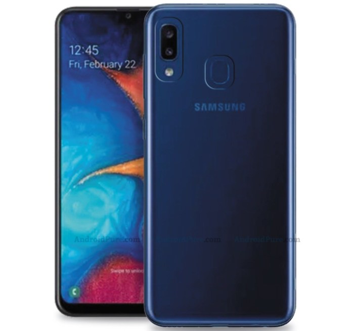  Samsung Galaxy A20e: дизайн смартфона Samsung  - Samsung-Galaxy-A20e-