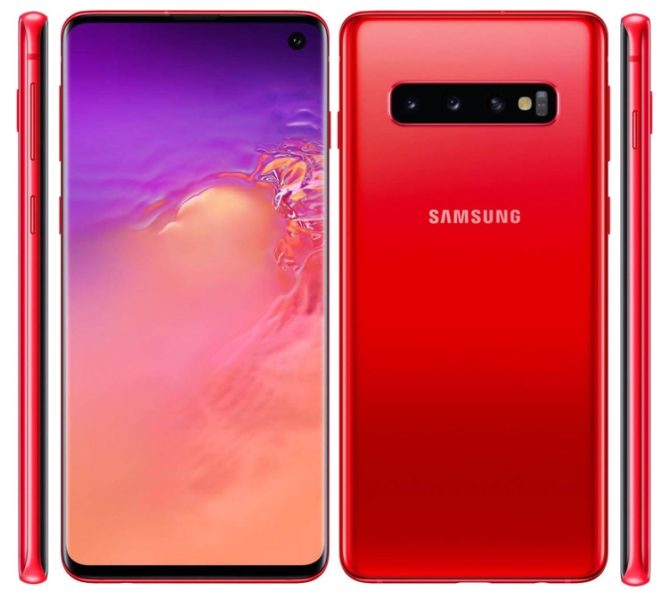  Samsung Galaxy S10 и S10+ выйдут в яркой расцветке Cardinal Red Samsung  - s2