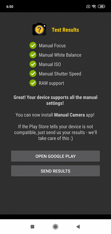  Обзор Redmi 7: бюджетный, но топовый смартфон? Xiaomi  - Screenshot20190513065018653pl.vipek_.camera2compatibilitytest_680737
