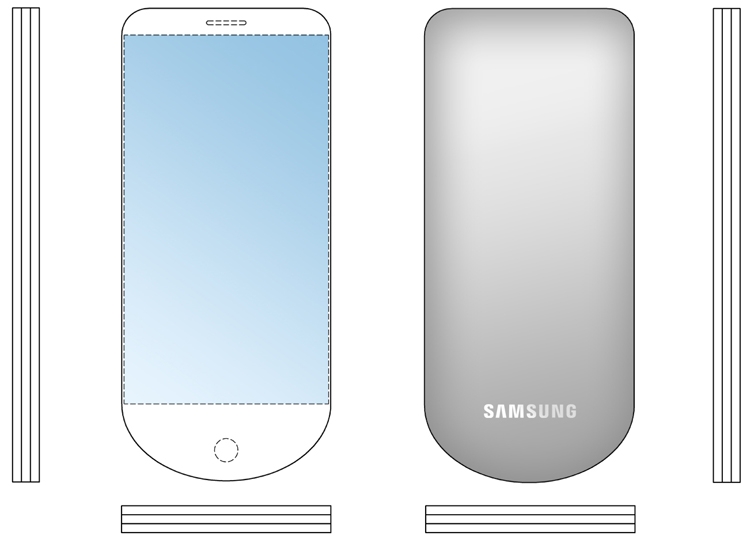  В Samsung придумала мобильный гаджет с двумя скрытыми дисплеями Samsung  - sam3