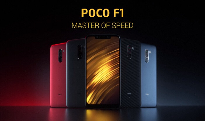  Xiaomi: все модели начиная от недорогих до флагманов Xiaomi  - PocoPhone-F1-all-color