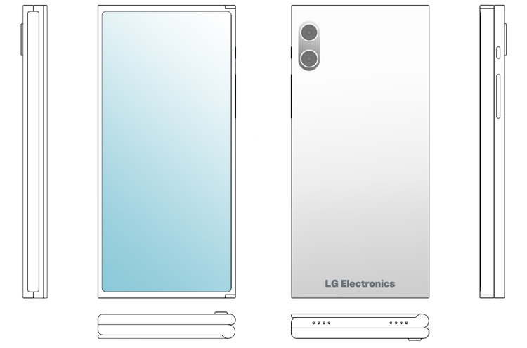  LG создаёт мобильный гаджет двойного складывания Z-Fold? LG  - lg6