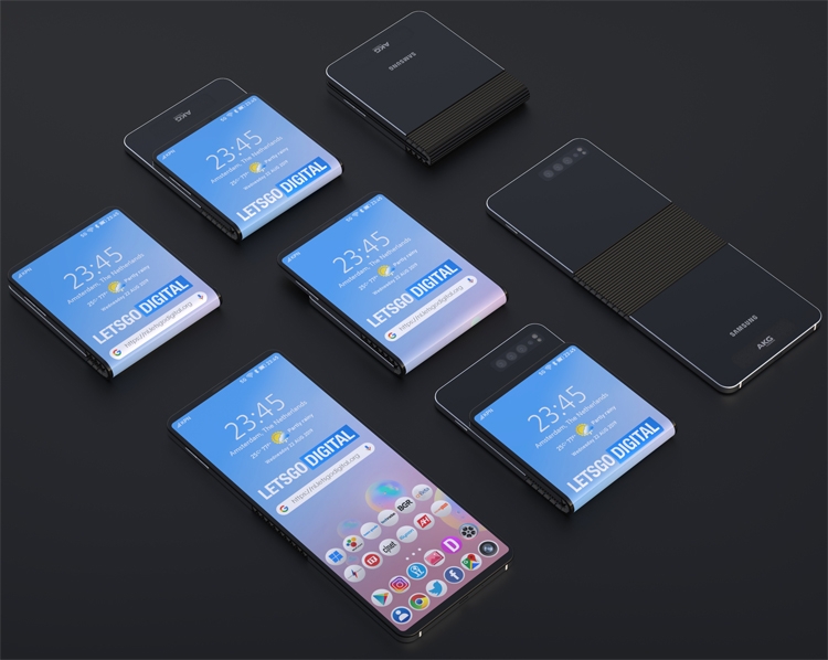  Samsung думает над выпуском изгибающегося смартфона Samsung  - sp3