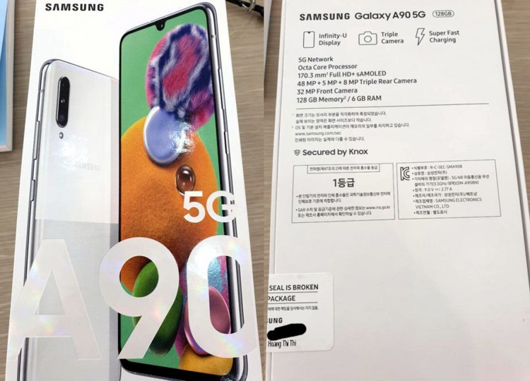  Samsung Galaxy A90 5G показал себя: экран Infinity-U и 3-я камера Samsung  - gaalaxya1