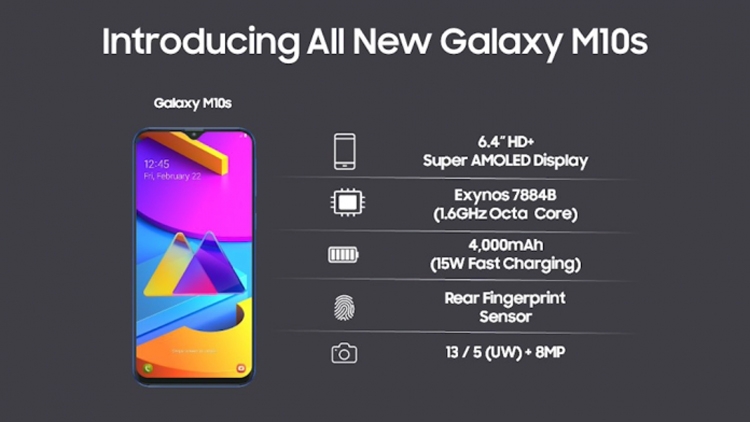  Недорогой Samsung Galaxy M10s с экраном Super AMOLED Infinity-V Samsung  - gal2-1