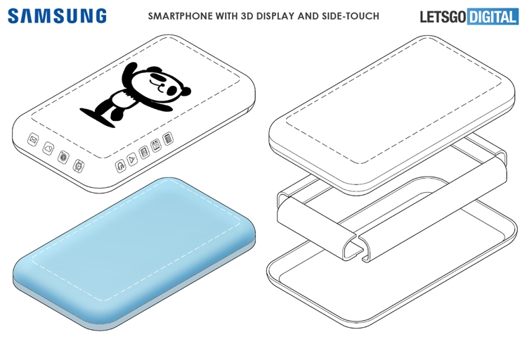  Samsung проектирует мобильный гаджет с 3D-дисплеем Samsung  - galaxy2