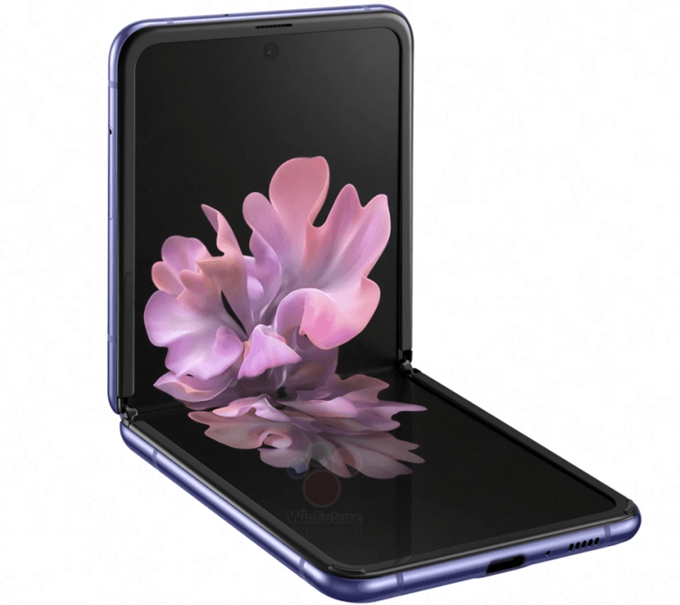  Изображения и характеристики гибкого Samsung Galaxy Z Flip Samsung  - flip1-1