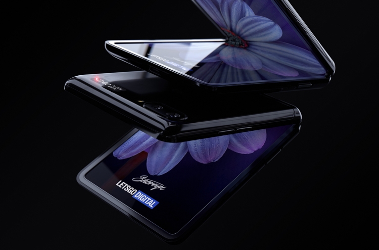  Samsung Galaxy Z Flip с гибким экраном. Рендеры Samsung  - flip8