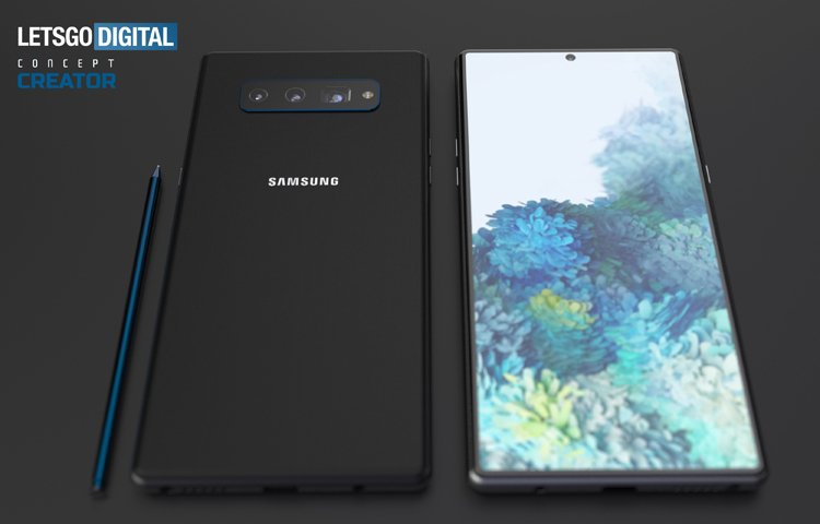  Samsung Galaxy Note 20 5G появился на концепт-рендерах Samsung  - note3