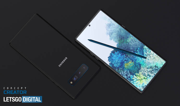  Samsung Galaxy Note 20 5G появился на концепт-рендерах Samsung  - note6