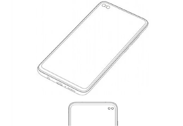  Патент на смартфон от Xiaomi с двойной вертикальной селфи-камерой Xiaomi  - mi1