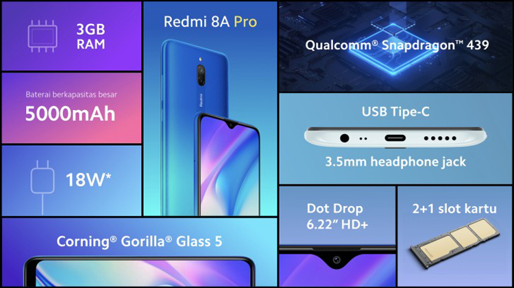  Redmi 8A Pro - доступный смартфон со Snapdragon 439 Xiaomi  - redmi1