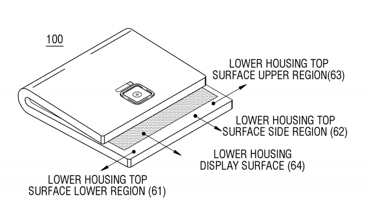  Найден патент на смартфон от Samsung с оригинальной системой складывания Samsung  - sam4
