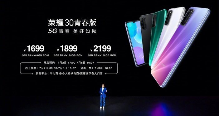  Honor 30 Lite от Honor 30, 20 и 20 Lite. В чем отличия? Huawei  - Honor-30-Lite-price-in-China