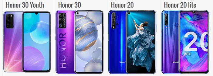  Honor 30 Lite от Honor 30, 20 и 20 Lite. В чем отличия? Huawei  - Honor-30-Lite-vs-30-vs-20-vs-20-lite