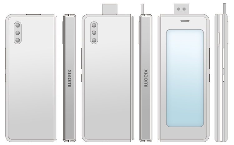  Xiaomi хочет снабдить гибкий смартфон-книжку двумя экранами Xiaomi  - xim4