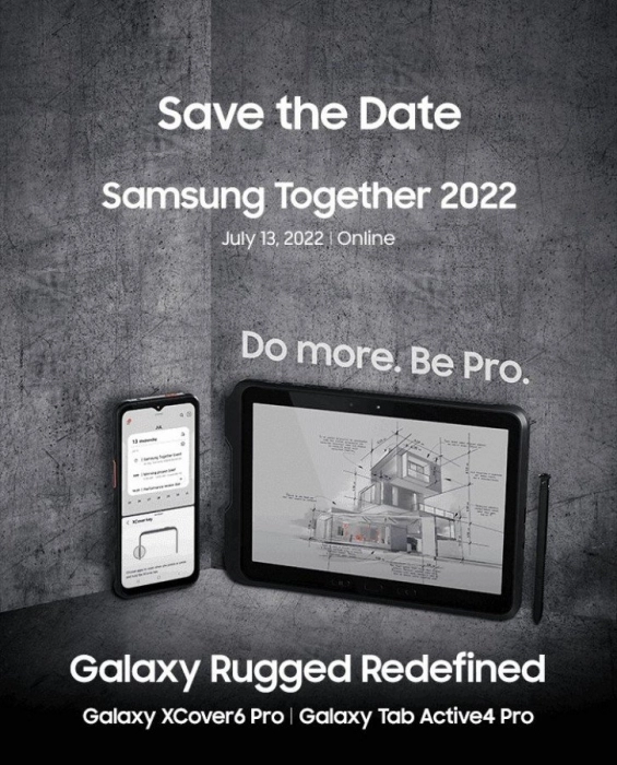  Samsung хочет конкурировать с Doogee и Ulefone Samsung  - Galaxy_xcover_6_pro_and_galaxy_tab_active_4_pro_launch_date_17.06